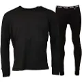 Helios Essential, Undertøy, Herre, Black, 2 sett