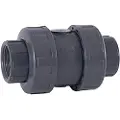 Cepex 09028 Pvc-u Ø3 Tilbakeslagsventiler Med Fjærserie Epdm O-ringer Bsp Hunngjenger