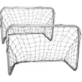 Enero 2 fotballmål med et nett 78x56x45 cm