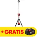 Milwaukee Oppladbar LED-lyskaster M18 SAL2-0, stående, teleskopisk 18V (uten batteri og lader) Milwaukee