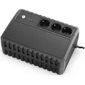 Gembird EnerGenie EG-UPS-3SDT1000-01 - UPS - stasjonær - AC 220 V - 600 Watt - 1000 VA - 9 At - output pluggforbindelser: 3 - 1,2 m kabel