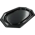 Multi Fad 25x35 cm Lille Plast PET Sort Låg på 73701,10 stk/ps - (10 stk.)