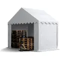 TOOLPORT 3x2 m lagertelt, PVC-presenning, hvit