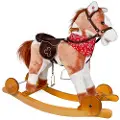 Softies Gyngehest Med Lyd Teddy 74 Cm