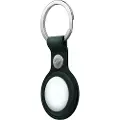 Apple - Eske for airtag - mikrotvill, stainless steel - mørk grønn