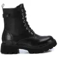 Xti for woman. 14297701-NEGRO Ankle boots 142977 black (40), Flat, Laces, Zip, Casual
