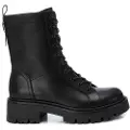 Xti for woman. 14343401-NEGRO Ankle boots 143434 black (39), Flat, Laces, Zip, Casual
