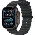 Apple Watch Ultra 2 GPS + Cellular 49mm - Black Titanium Case with Black Ocean Band