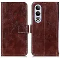 Mtp Products OnePlus Nord CE4/Oppo K12 Lommebok-deksel med Magnetisk Lukning - brun