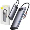 Baseus Hub 4in1 Baseus Metal Gleam Series, USB-C til 4x USB 3.0
