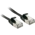 Lindy U/ftp Flat Cat6a Nettverkskabel 10 M