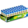 GP Ultra Plus Alkaline 15AUP/LR6, Engangsbatteri, AA, Alkalinsk, 1,5 V, 40 stykker, Flerfarget