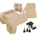 Sans marque N\A Oppblåsbar bilmadrass + pumpe, beige
