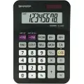 Sharp EL-330FBBK, Lomme, Grunnleggende, 8 sifre, 1 linjer, Batteri/Solcelle, Sort