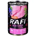 Rafi Kornfritt våtfôr for hunder med kalkun 400g
