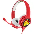 OTL TECHNOLOGIES Pokemon Pikachu Red Kids Interactive Hodetelefoner