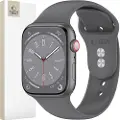 Tech-Protect Pasek Silicone do Apple Watch 38/40/41mm Szary