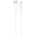 Dudao USB-C-kabel 2A 1m - Hvit