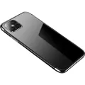 Hurtel Clear Color veske gel deksel veske med metallramme iPhone 12 6.7'' svart
