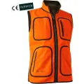 Deerhunter Gamekeeper Reversible Fleece Vest Men Safety Orange 3XL