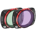 FreeWell Dji Osmo Pocket 3 Variable Nd Mist Edition 1-5 Stop. 6-9 Stop Run&gun Kameraobjektivfilter