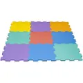 Happy Baby SOFT LEKEMATTE PUZZEL 9 BRIKKER 30X30 CM HB