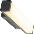 QAZQA Vegglampe svart 32 cm IP44 - Cascada