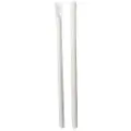 Multi Sugerør Ø8x210 mm uden knæk bionedbrydelig med spade/ske Hvid,125 stk/ps - (125 stk.)
