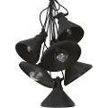 PR Home Daphne Lyslenke 6 LED-pærer Svart 7,2m IP44