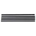 MultiLine Sugerør Ø7x150 mm uden knæk Bionedbrydelig Papir Sort,250 stk/ps - (250 stk.)