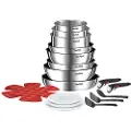 Tefal Ingenio Emotion gryte- og pannesett, 20 deler (L897SJ04)