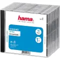 Hama - CD-cover - kapasitet: 1 CD - svart, gjennomsiktig (en pakke 10)