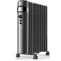 Taurus Alpatec Agadir 2500 - Oljeradiator - frittstående - 2517 W - svart