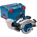 Bosch Batteridrevet sirkelsag GKS 18V-57-2 GX Professional solo, 18 volt (blå/svart, uten batteri og lader, i L-BOXX) - SOLO