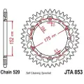JT Sprockets Yamaha Jta853.48blk Aluminium Bakre Tannhjul