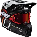 Leatt 9.5 Carbon+velocity 6.5 Iriz Off-road Hjelmsett