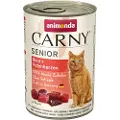 Animonda Carny Senior 6 x 400 g - Oksekjøtt + kalkunhjerter