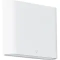 QAZQA Moderne utendørs vegglampe hvit 11,5 cm inkl. LED - Batt