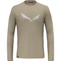 Salewa Solid Logo Dry Langarmet T-skjorte