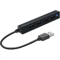 Speedlink SNAPPY SLIM - Hub - 4 x USB 2.0 - stasjonær