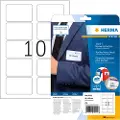 Herma Tekstil-/navneetiketter 80x50 25 Ark Din A4 Endehette 250 Enheter