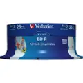Verbatim DataLife - 25 x BD-R - 25 GB 6x - blekkstråleskrivbar overflate - spindel