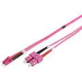 Digitus Fiber Optic Multimode Patch Cord OM4 LC / SC - 5m - Rosa - 5 meter