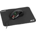 A4Tech X7 Gaming Combo X-7120 - Mus - optisk - 7 knapper - kablet - USB - svart