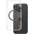 PanzerGlass CARE by PanzerGlass Urban Combat - Baksidedeksel for mobiltelefon - MagSafe-samsvar - oleofobisk belegg, termoplast-polyuretan (TPU), polykarbonat (PC) - svart, gjennomsiktig - for Apple iPhone 16 Pro