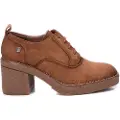 Refresh for woman. 17099302-CAMEL 170993 brown shoes -Height heel 7cm (37), 5 to 8 cm, Laces, Casual