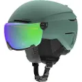 Atomic Savor Visor Stereo, Skihjelm med Visir, Green