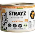 STRAYZ BIO katt 6 x 200 g - Økologisk kalkun & økologisk gulrot i saus