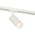 QAZQA Moderne spotlight med hvit ring for 1-fase skinnesystem GU10 50mm - Iconic Jeana