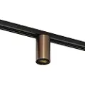 QAZQA Moderne skinnespot i mørk bronse for 1-fase skinnesystem GU10 35mm - Iconic Ruby Honey